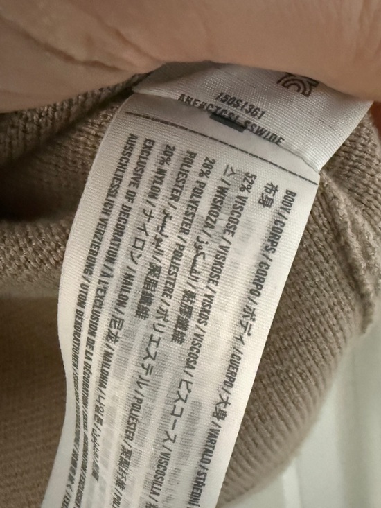 Abercrombie & Fitch Luxeloft sleeveless notch neck top taupe - Picture 3 of 4